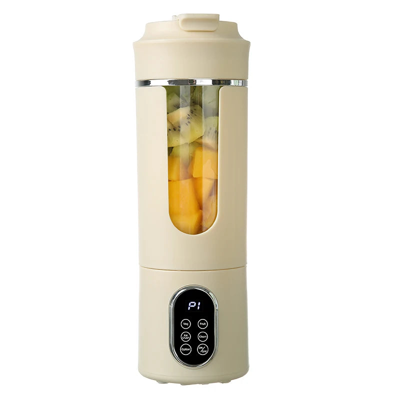 Exprimidor Portátil, Licuadora Multifuncional, Exprimidor con Carga USB, Adecuado para Hacer Smoothies, Batidos y Jugos de Frutas