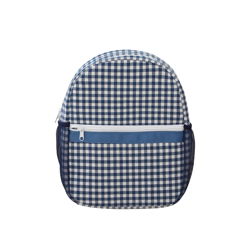 Mochila Escolar para Niños Pequeños, Mochila Linda con Estampado de Cuadros para Niñas, 12 Pulgadas para Preescolar y Jardín de Infancia, 15 Pulgadas para Adolescentes de Secundaria