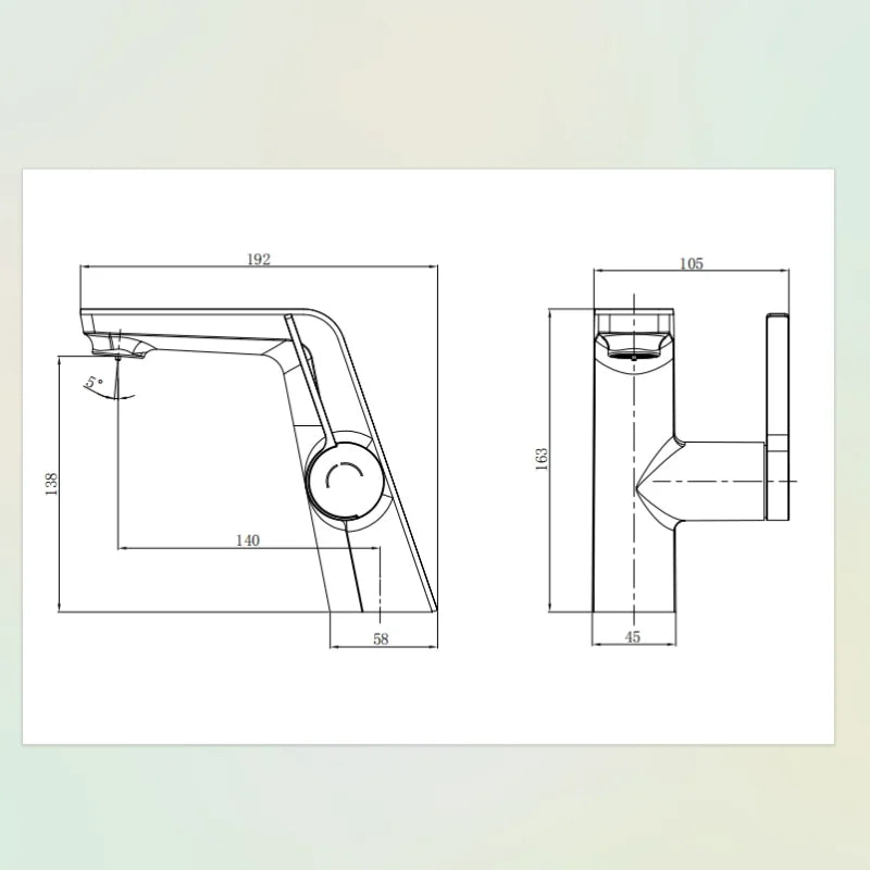 Grifo de lavabo de alta gama con pantalla de temperatura, luz LED, 2 modos de pulverización, mezclador de agua fría y caliente, grifo de lavabo de un solo orificio para baño