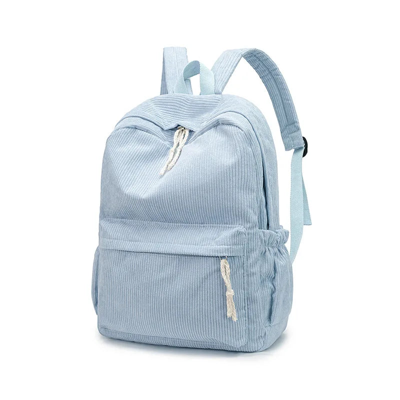 Mochila escolar personalizada, nuevas mochilas de moda para niños, estudiantes, pana, nombre único, bolsas de viaje de gran capacidad, mochila de senderismo