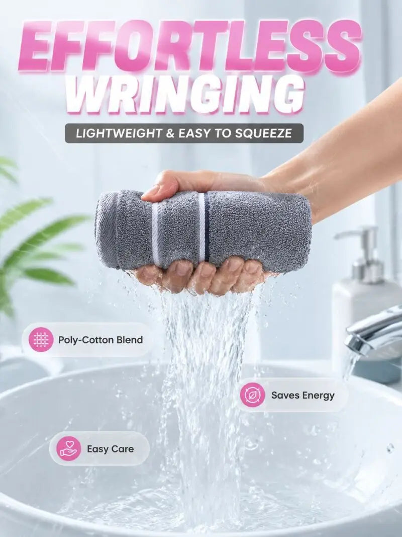 Toallas de algodón puro para el hogar, suaves y absorbentes, de secado súper rápido, para baño, dormitorio estudiantil y hotel.