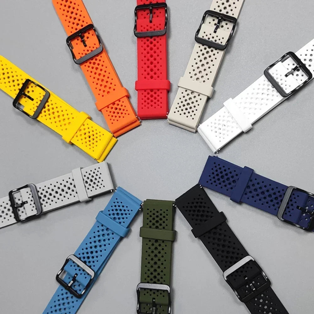 Correa de 22mm para Garmin Forerunner 570 47mm 265 255 M correa de reloj para Garmin Venu 3/Vivoactive 4 pulsera deportiva de silicona transpirable
