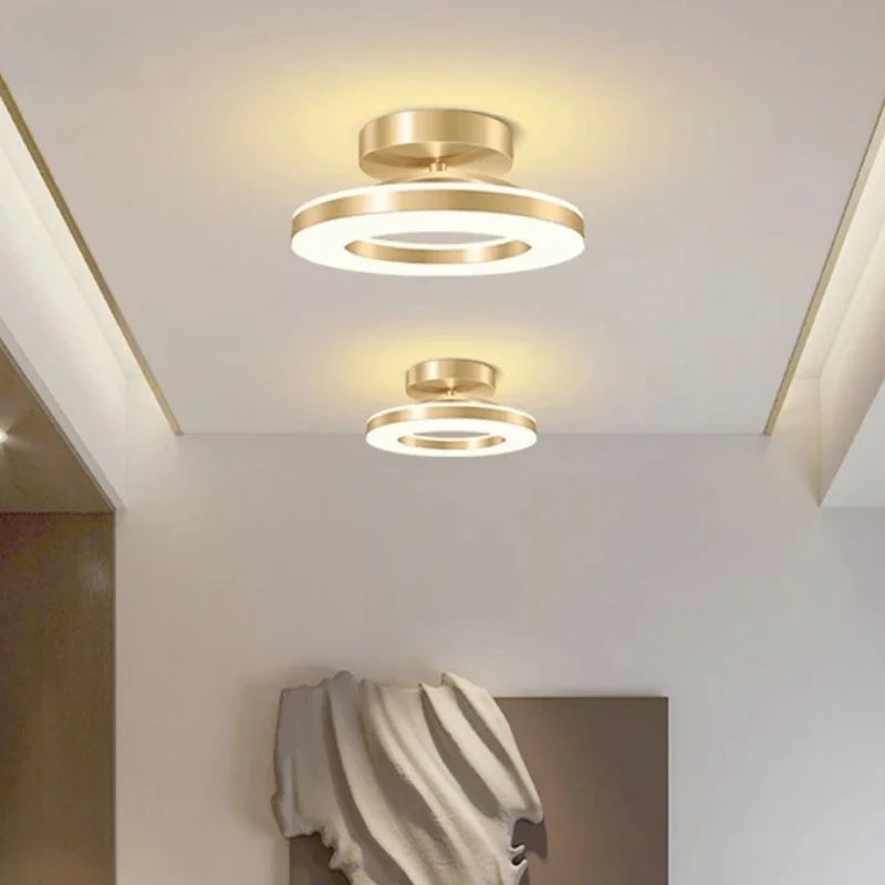 Lámpara de techo LED moderna, iluminación interior, decoración del hogar para dormitorio, mesa de comedor, sala de estar, balcón, pasillo, luz de techo