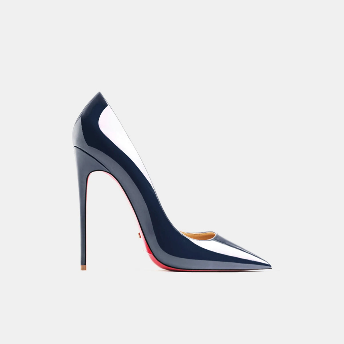 Zapatos de Tacón para Mujer 2026, Tacones de Cuero de Marca de Lujo, Zapatos de Tacón Alto con Punta en Pico y Suela Roja, Elegantes Stilettos para Damas, Zapatos de Fiesta