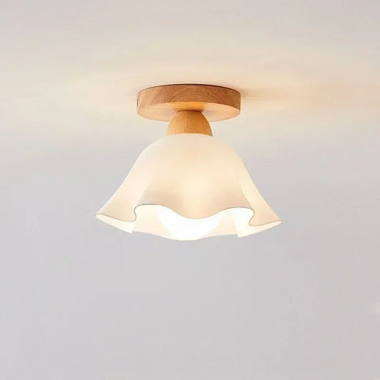 Lámpara de techo de troncos nórdica, porche, guardarropa, ventanal, salón, balcón, lámpara de madera japonesa, lámpara de entrada para pasillo