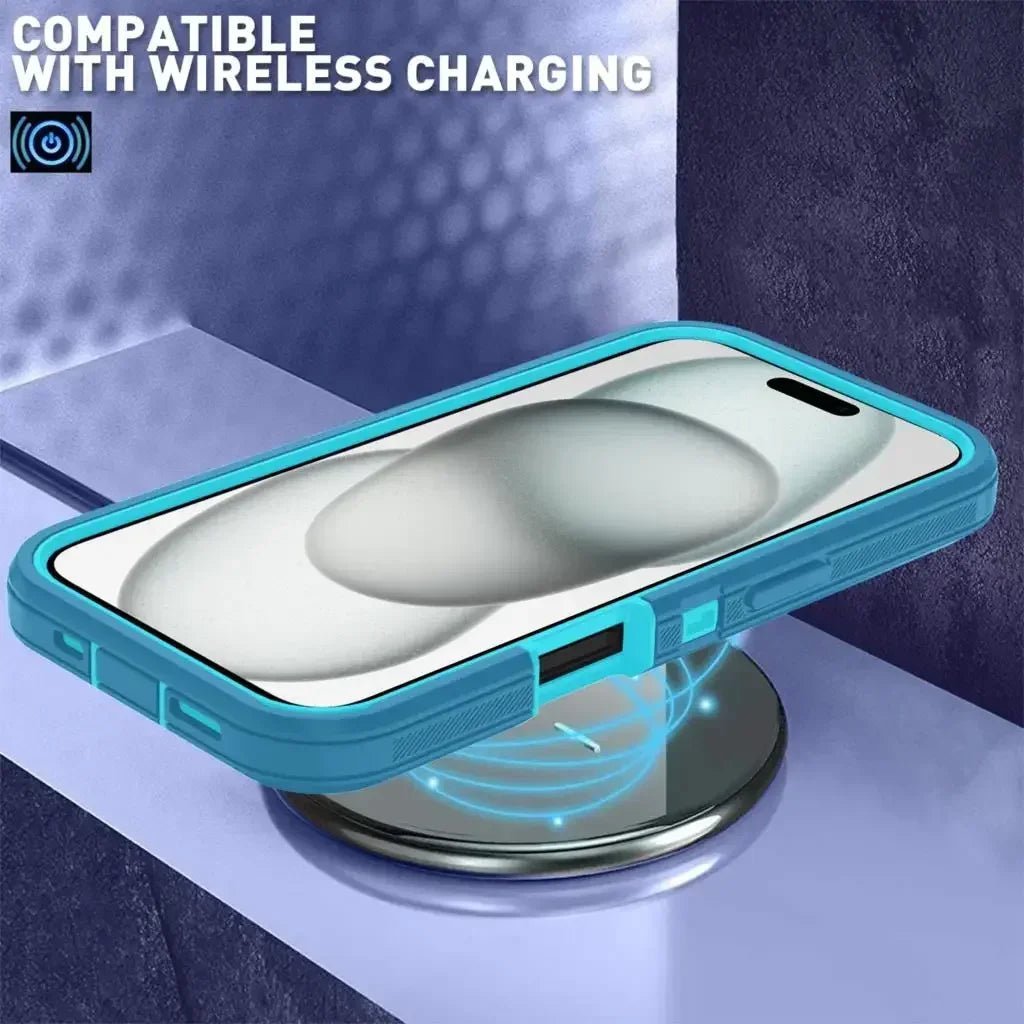 Otter Armor Box-funda de teléfono Defender a prueba de golpes para Iphone 16 11 12 13 14 15 Pro Max XSMAX 7 8 SE2 16E, funda trasera dura con Clip