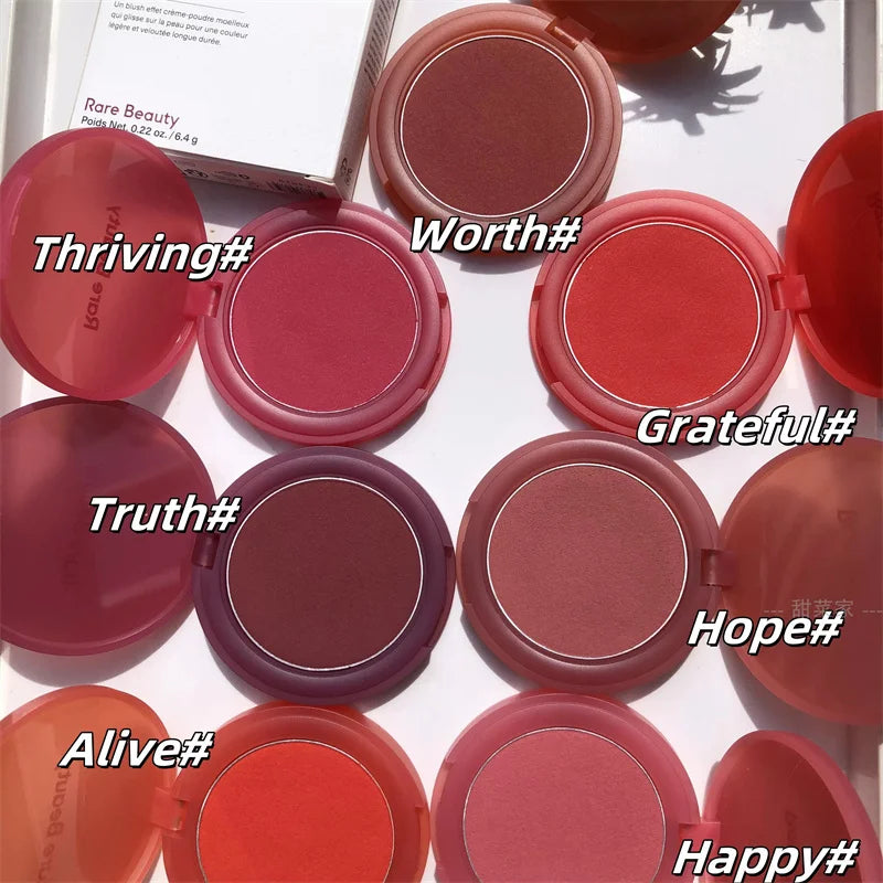 Rubor Líquido Rare Beauty, Acabado Transparente y Luminoso, Duradero, Fácil de Difuminar, Multiusos, Tinte para Mejillas y Labios, Portátil, Maquillaje Suave, Regalo para Chicas