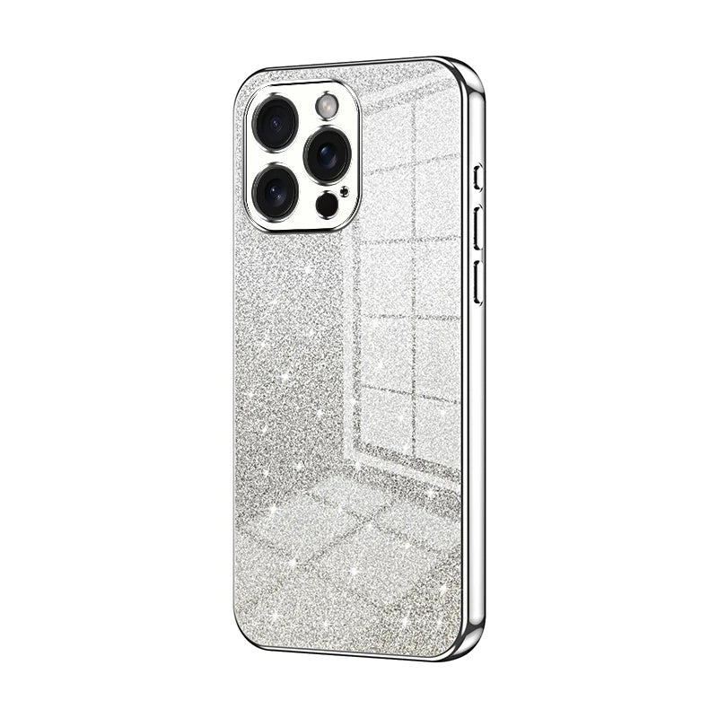 Funda Brillante Electrochapada para iPhone 17 Air 16 16E 15 14 13 12 Mini 11 Pro Max XS X XR SE 2 3 7 8 Plus, Cubierta Trasera de TPU Suave