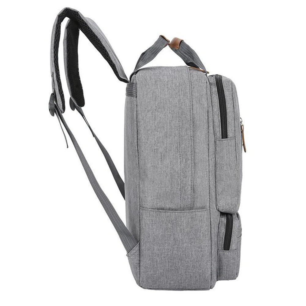 Conjunto de mochila para ordenador portátil para hombre y mujer, bolso de hombro con bolsillo pequeño para viaje, escuela, negocios, trabajo y Universidad, 3 piezas