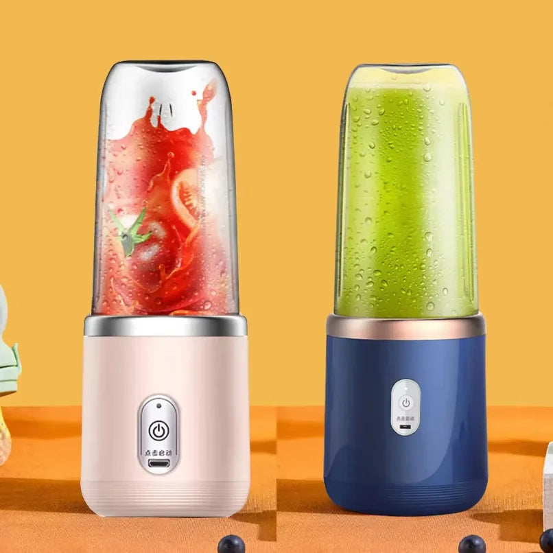 Exprimidor eléctrico portátil, Mini mezclador doméstico, mezclador multifuncional para triturar frutas y verduras, herramienta de jugo con carga USB
