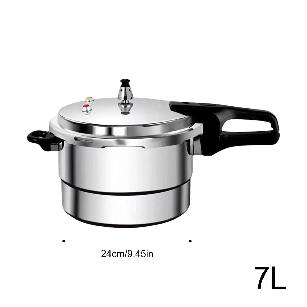 Olla a Presión de Acero Inoxidable de 7L con Rejilla para Cocinar al Vapor, Apta para Estufas Eléctricas y de Gas, Ahorra Energía, Utensilios de Cocina Seguros