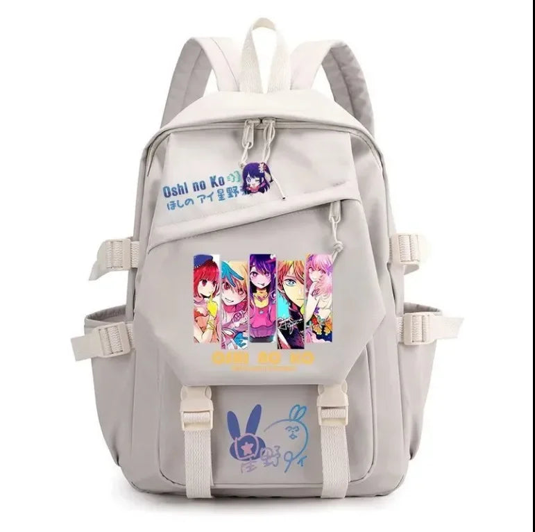 Mochila OSHI NO KO, mochila de anime recomendada para niños, mochila escolar para estudiantes, regalo para niñas, mochila de viaje diaria bonita