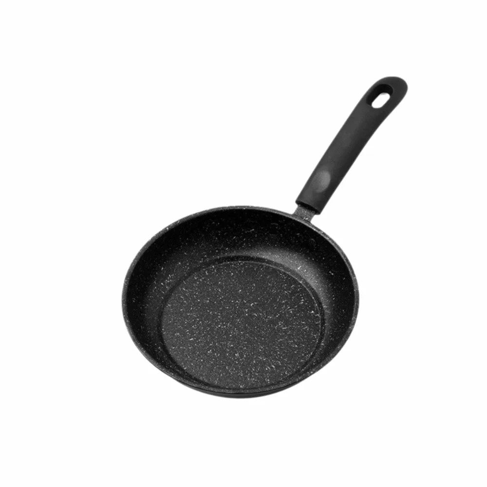 Sartén de piedra Maifan sin tapa de 18-25 cm, sartén antiadherente, utensilio de cocina grueso para cocinar carne, apto para cocinas de gas e inducción.