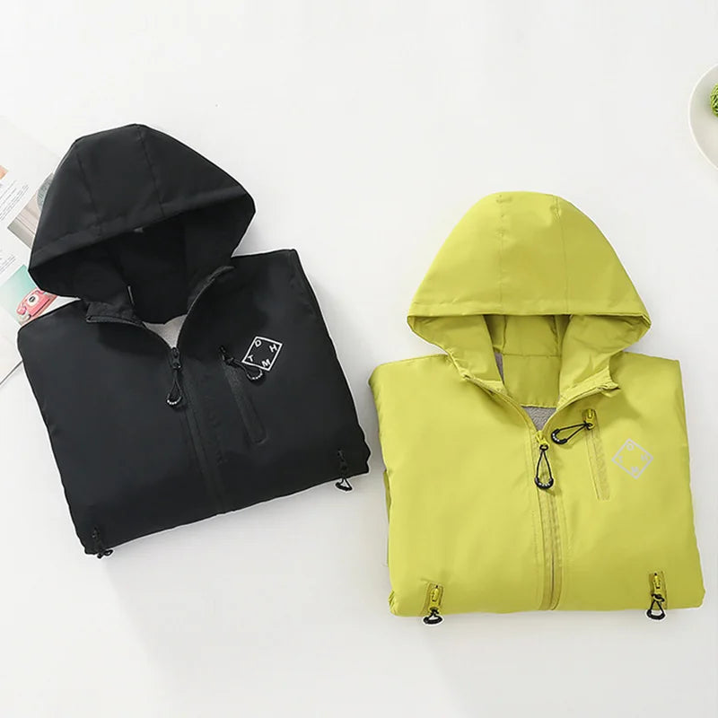 Abrigo de Felpa y Algodón para Niños, Otoño-Invierno 2026, Parka para Niños de 4 a 14 Años, Chaqueta con Capucha, Impermeable, Gruesa y Cálida, Cortavientos Informal