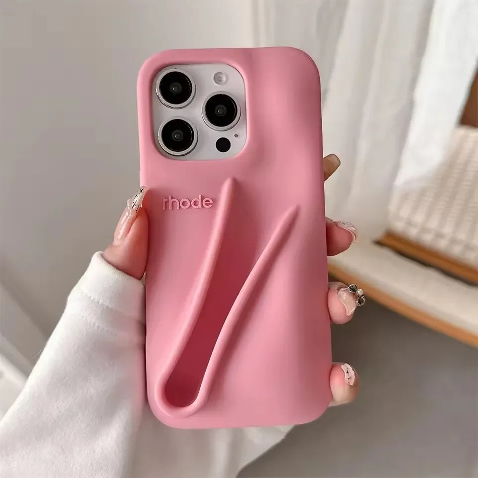 Funda para iPhone 17 16E 16 12 13 14 15 11 Pro Max Plus con diseño de brillo labial de vainilla, espresso y frambuesa Autumn Ribbon Toast