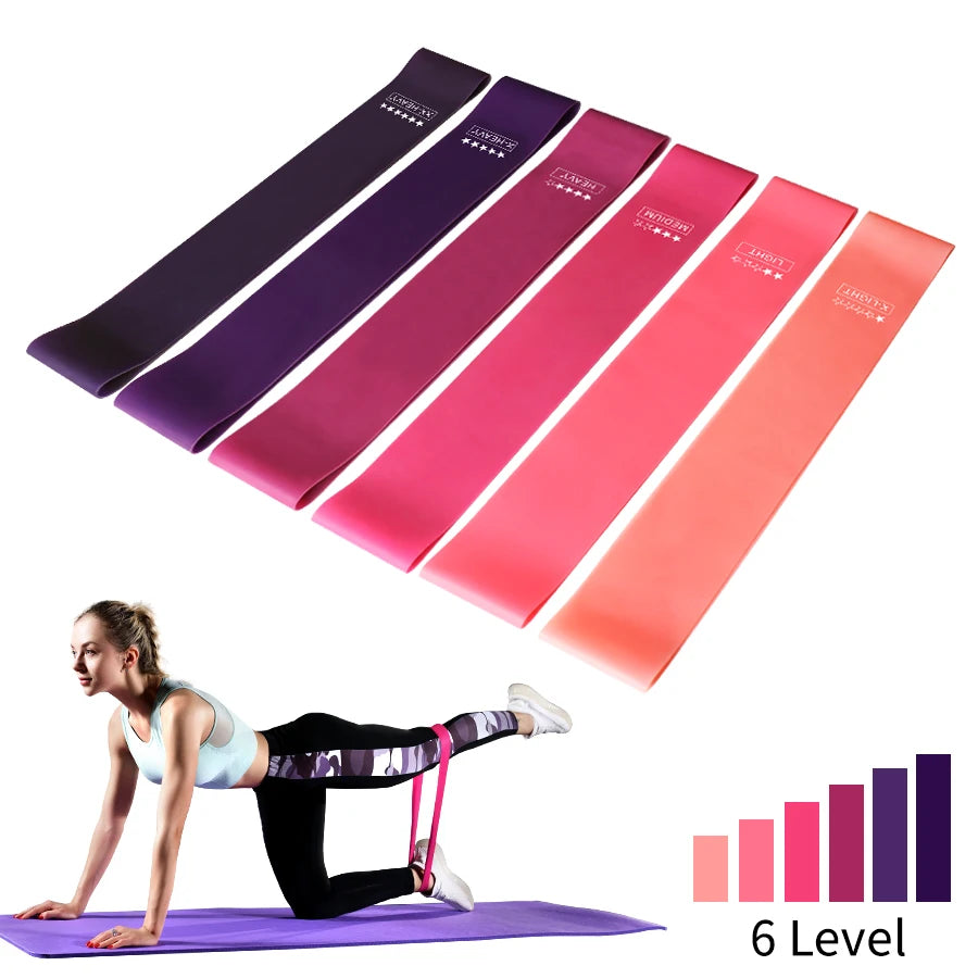 Bandas Elásticas de Resistencia para Fitness, Entrenamiento en Casa, Yoga, Deportes, Estiramiento, Pilates, Crossfit, Ejercicio, Equipo de Gimnasio