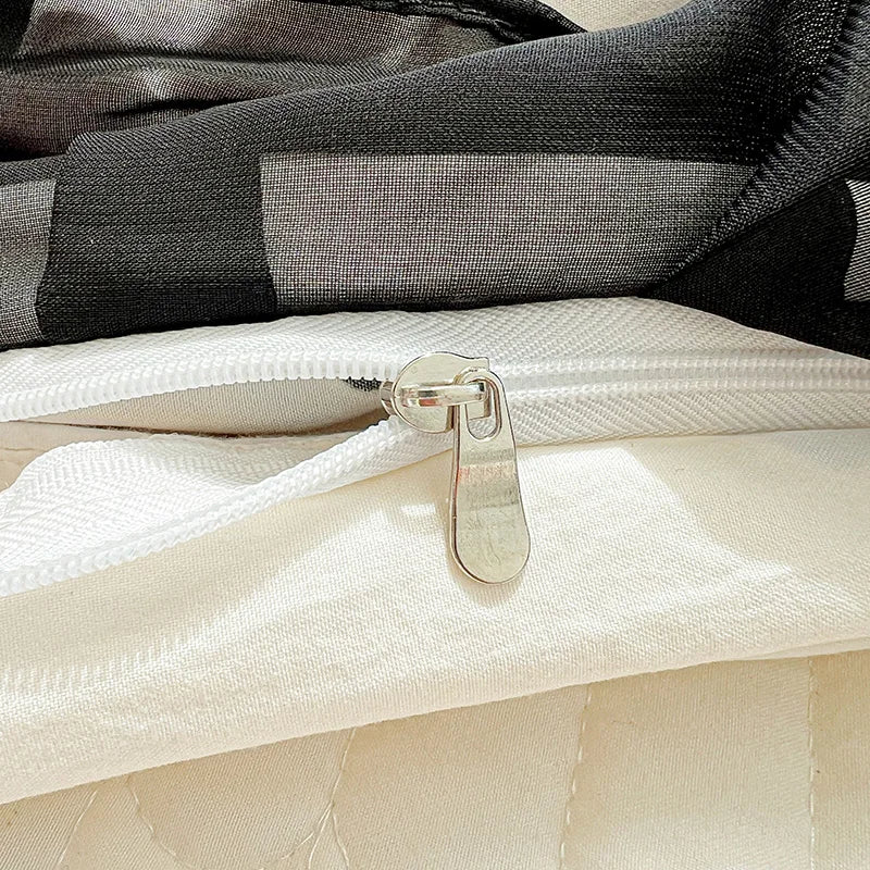 Funda nórdica estampada, funda de edredón de encaje, ropa de cama para habitación de mujeres/niñas, fundas de manta para el hogar, funda nórdica (funda de almohada necesita pedido)