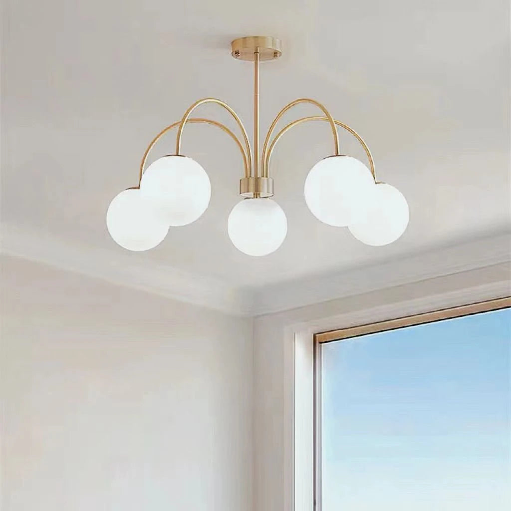 Lámpara de araña LED moderna E27 para sala de estar, dormitorio, mesa de comedor, cocina, estudio, lámparas colgantes de techo, brillo, decoración del hogar