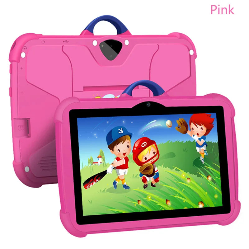 Nuevo patrón de dibujos animados tableta para niños 7 pulgadas Quad Core 4GB RAM 64GB ROM Android juegos educativos de aprendizaje tabletas regalos para niños
