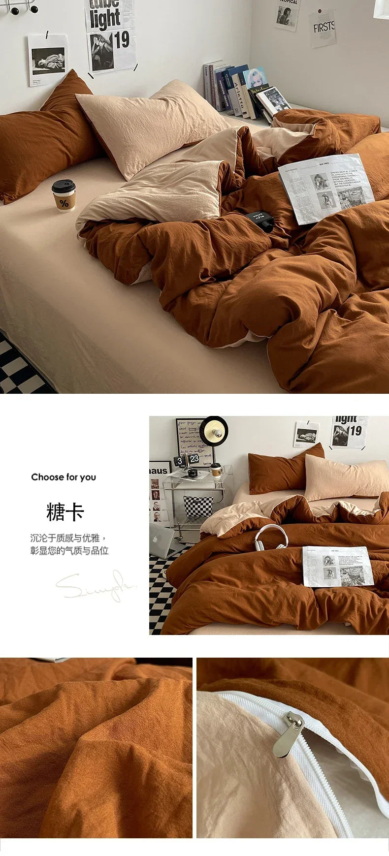 Juegos de edredón de cama, funda nórdica, sábanas con funda de almohada, juego de ropa de cama para cama Queen/King, edredones de cama