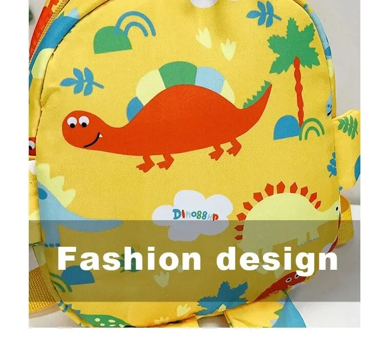 Mochilas bonitas de dinosaurio de dibujos animados para bebé, mochila escolar para guardería, mochilas escolares para niños y niñas, mochila ajustable con animales para chico
