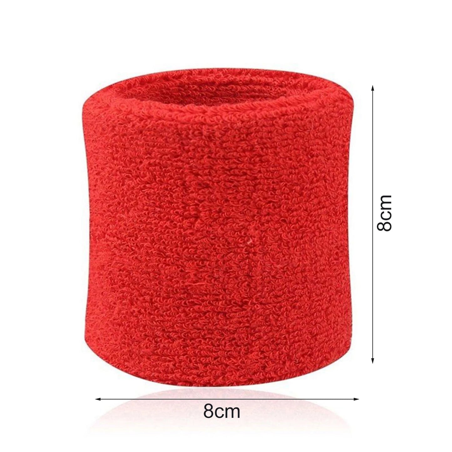 Muñequera de algodón de 2 uds., bandas para el sudor para tenis, bandas para el sudor de secado rápido para Fitness, muñequera de seguridad, soporte para muñeca, banda envolvente