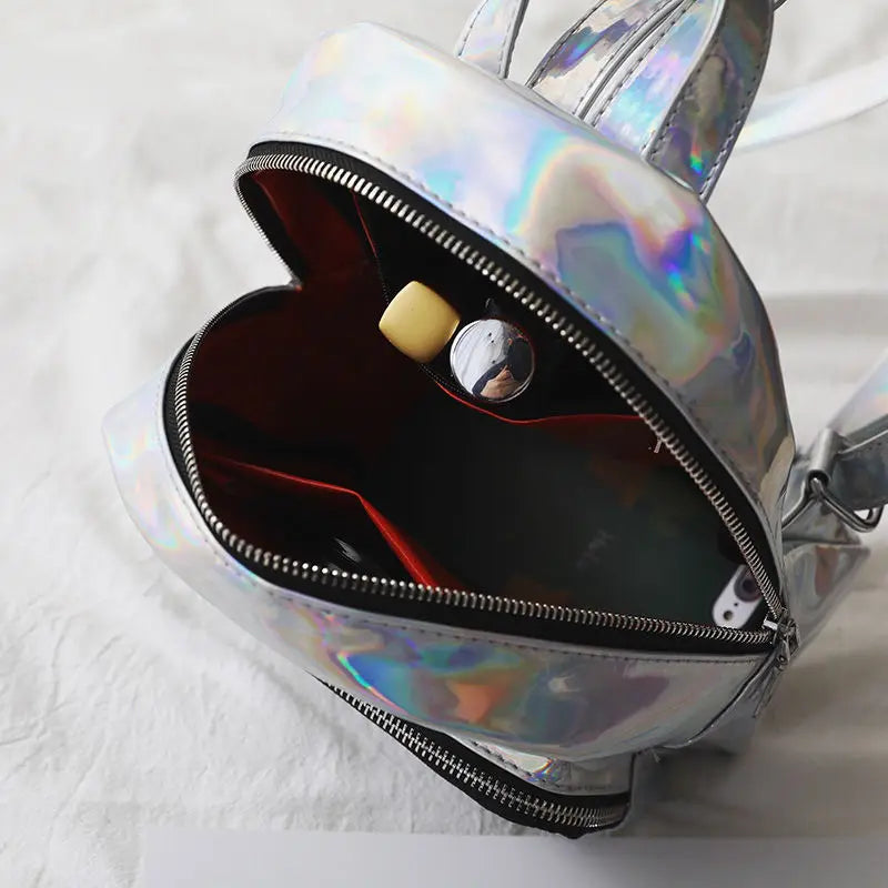 Mochilas para adolescentes rugzak Laser PVC mochila femenina mochila escolar para niñas un bolso Satchel