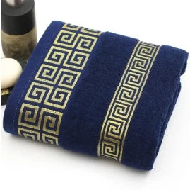 Toalla de playa bordada suave de lujo 100% algodón, Toalla de baño súper absorbente para adultos, toalla de baño de secado rápido, toallas de baño