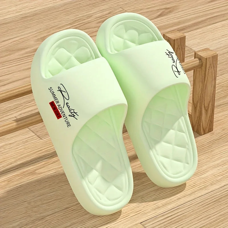 Zapatos de hombre EVA de diseño innovador de verano, zapatillas de casa suaves y ligeras, adecuadas para actividades de ocio en interiores y exteriores