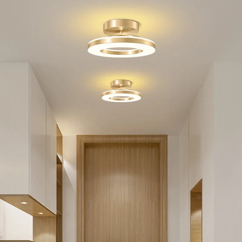 Lámpara de techo LED moderna, iluminación interior, decoración del hogar para dormitorio, mesa de comedor, sala de estar, balcón, pasillo, luz de techo