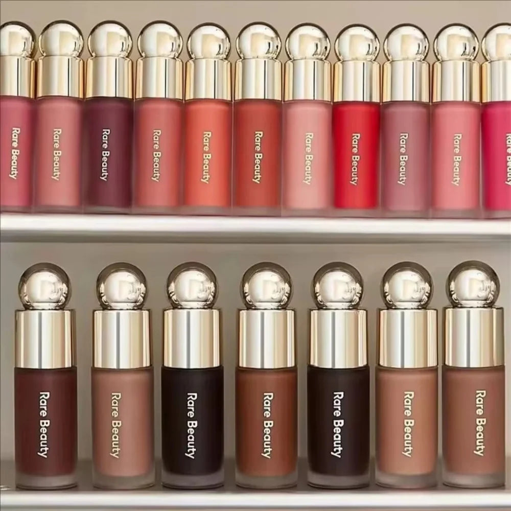 Rubor Líquido Soft Pinch de Rare Beauty, Sedoso, Ligero, Transpirable, de Larga Duración, Maquillaje Voluminizador, Hope Love Virtue Happy Wonder Worth