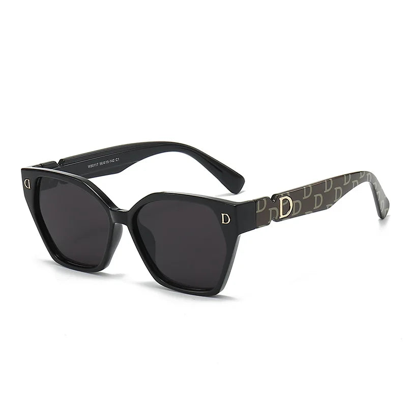 Nuevas gafas de sol de marca de lujo a la moda para mujer, gafas de sol elegantes con forma de ojo de gato para hombre, gafas de sol glamurosas para mujer, gafas de sol de moda para mujer
