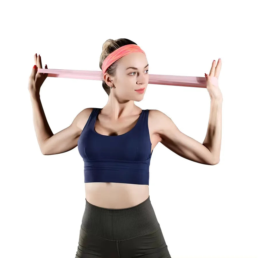 Bandas Elásticas de Resistencia para Fitness, Entrenamiento en Casa, Yoga, Deportes, Estiramiento, Pilates, Crossfit, Ejercicio, Equipo de Gimnasio