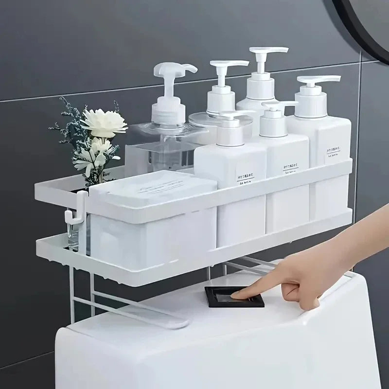 Estante de almacenamiento para el baño, organizador de almacenamiento para el baño, estante de almacenamiento para el baño, accesorios para el baño