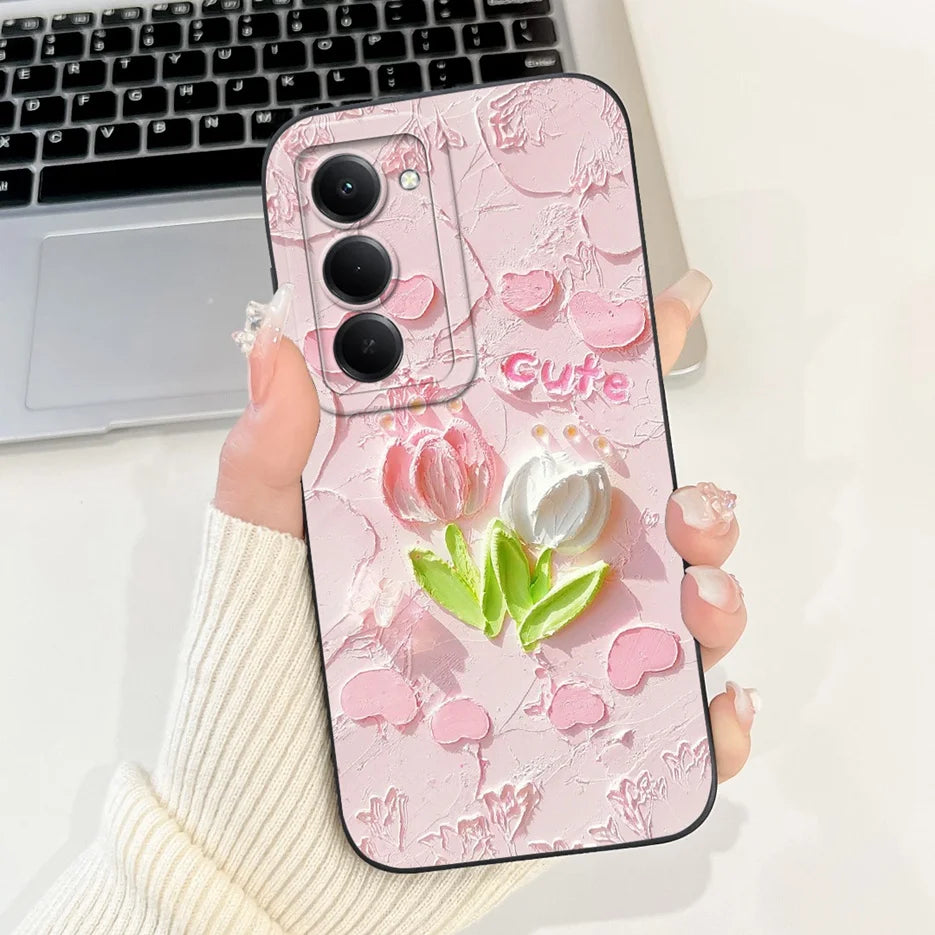 Para Xiaomi Redmi 15 4G 5G funda bonita Panda conejo funda de dibujos animados a prueba de golpes funda de teléfono para Xiaomi Redmi 15 5G Redmi15 4G bolsas suaves