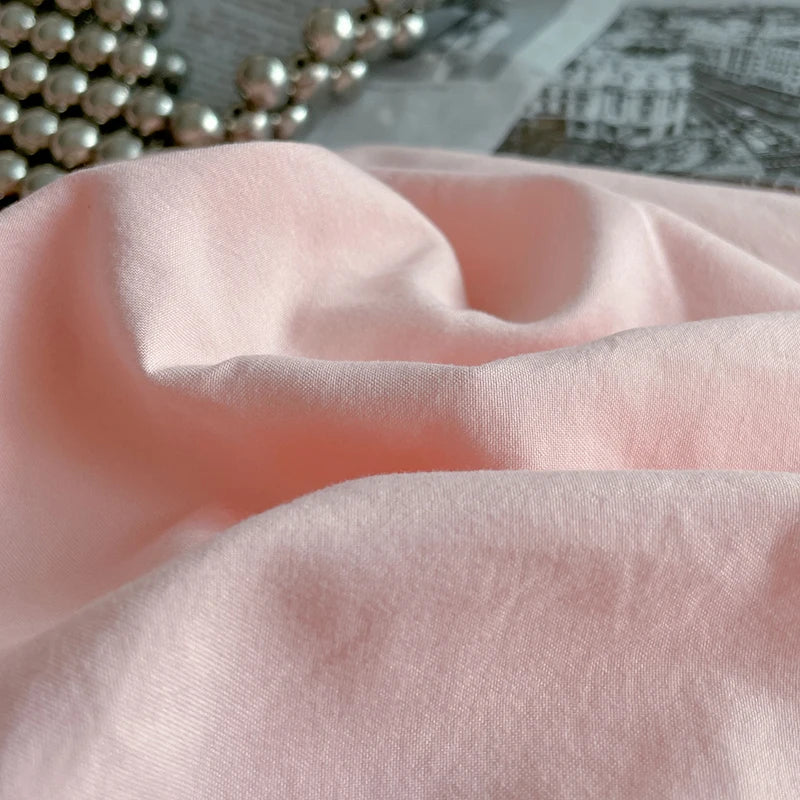 Funda nórdica de poliéster para dormitorio, juego de ropa de cama de 3 piezas, Color liso, rosa y gris, 2 fundas de almohada