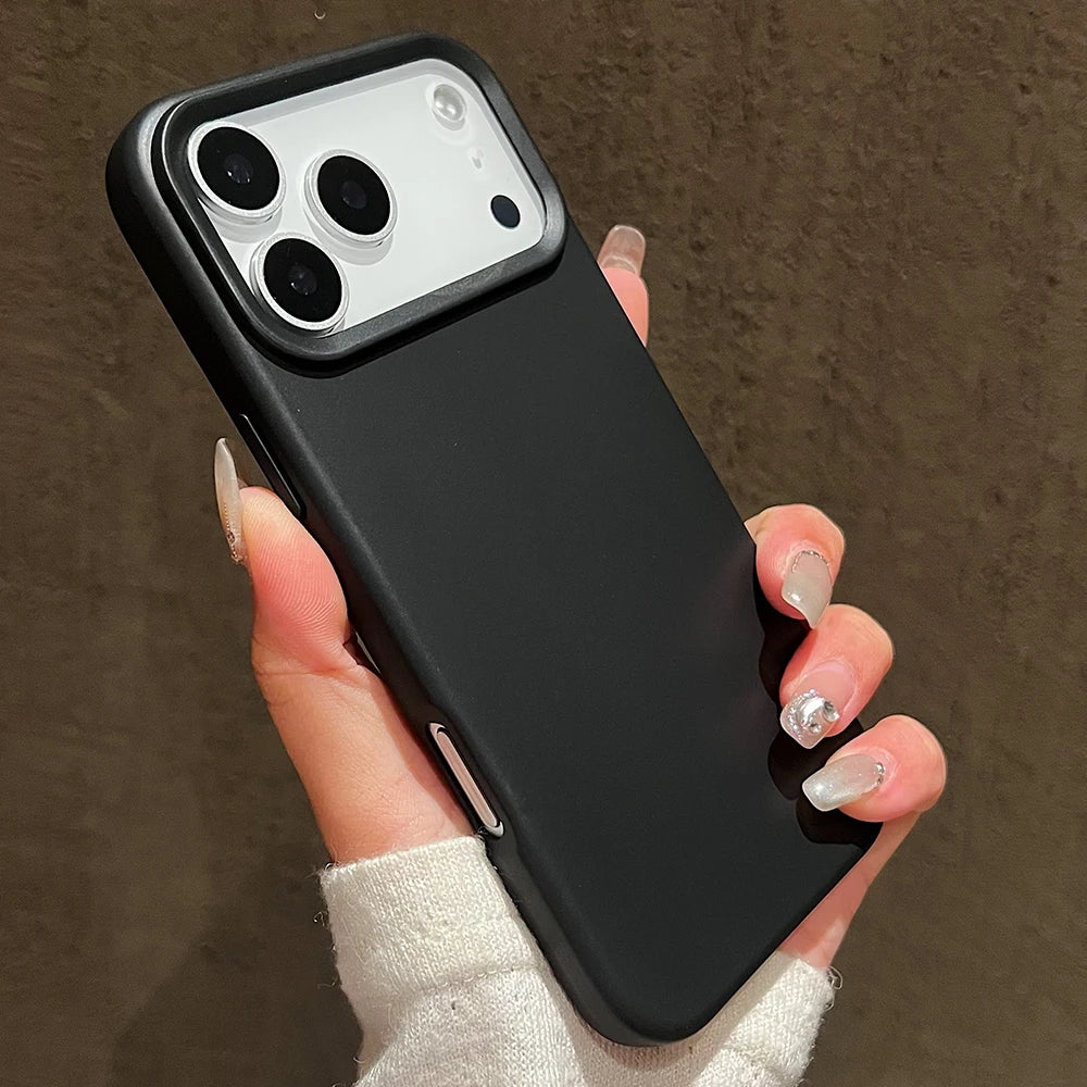 Funda protectora de silicona de Color caramelo para iPhone 17 Pro Max 17 Air 17 Pro, funda trasera de TPU suave mate a prueba de golpes