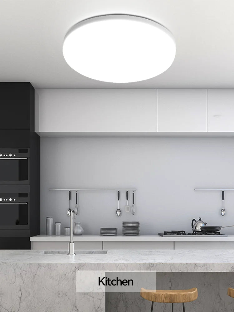 Lámpara de techo Led para sala de estar, luz moderna de CA 110V-220V, 18W, 30W, 40W, accesorios de iluminación para dormitorio y cocina