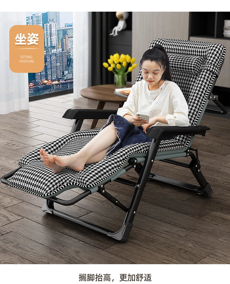 Chaise Lounge Reclinables, muebles de relajación para el hogar, oficina, playa, balcón, relajante y plegable