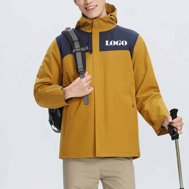 Chaqueta de invierno con calefacción de grafeno, abrigo de esquí impermeable a prueba de viento, Parka de montañismo con aislamiento de algodón, logotipo personalizado gratis