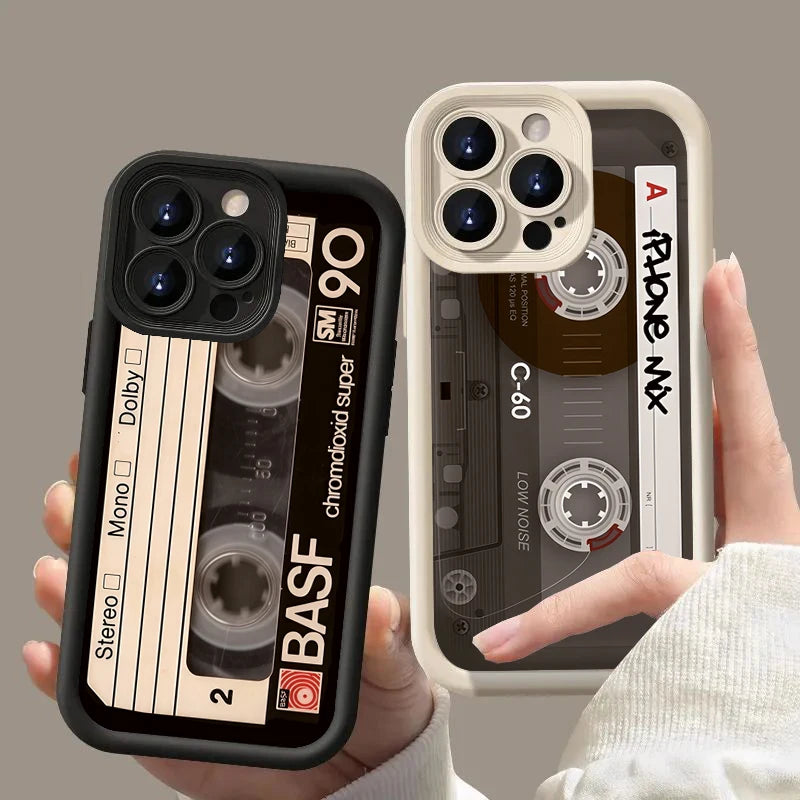 Funda de teléfono suave de silicona con patrón de cinta de la suerte para Xiaomi Redmi 13C 14C 13 12 4G Redmi Note 14 13 12 11 Pro Plus 5G 12S 11S