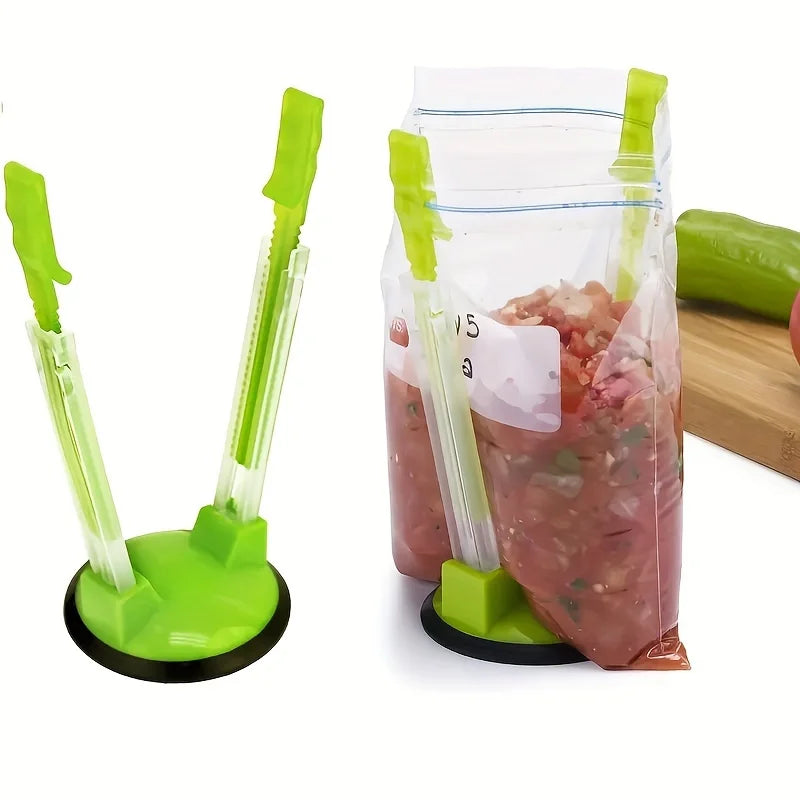 El Gadget de Cocina Definitivo: Soporte para Bolsas de Plástico, Soporte para Sándwiches, Clip para Bolsas de Almacenamiento de Alimentos y Más!