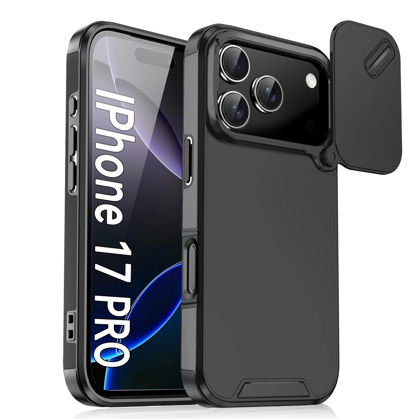 Funda anticolisión a prueba de golpes para iPhone 17 Pro Max 17Air 17Pro 16E, fundas protectoras para cámara deslizante para iPhone 17 Air Cover