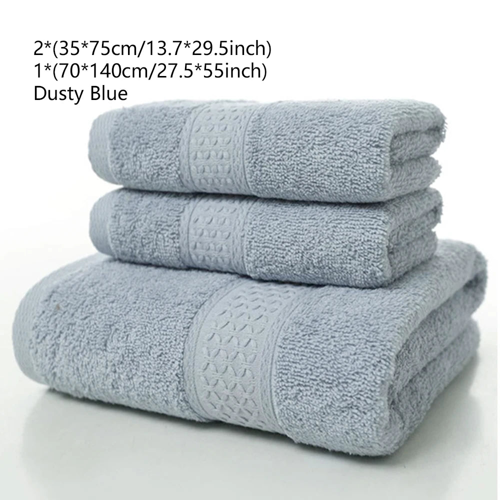 Toalla de Baño, Toallita de Algodón, Toalla de Color Sólido, Suave y Absorbente, Uso Multiusos para Baño de Hotel