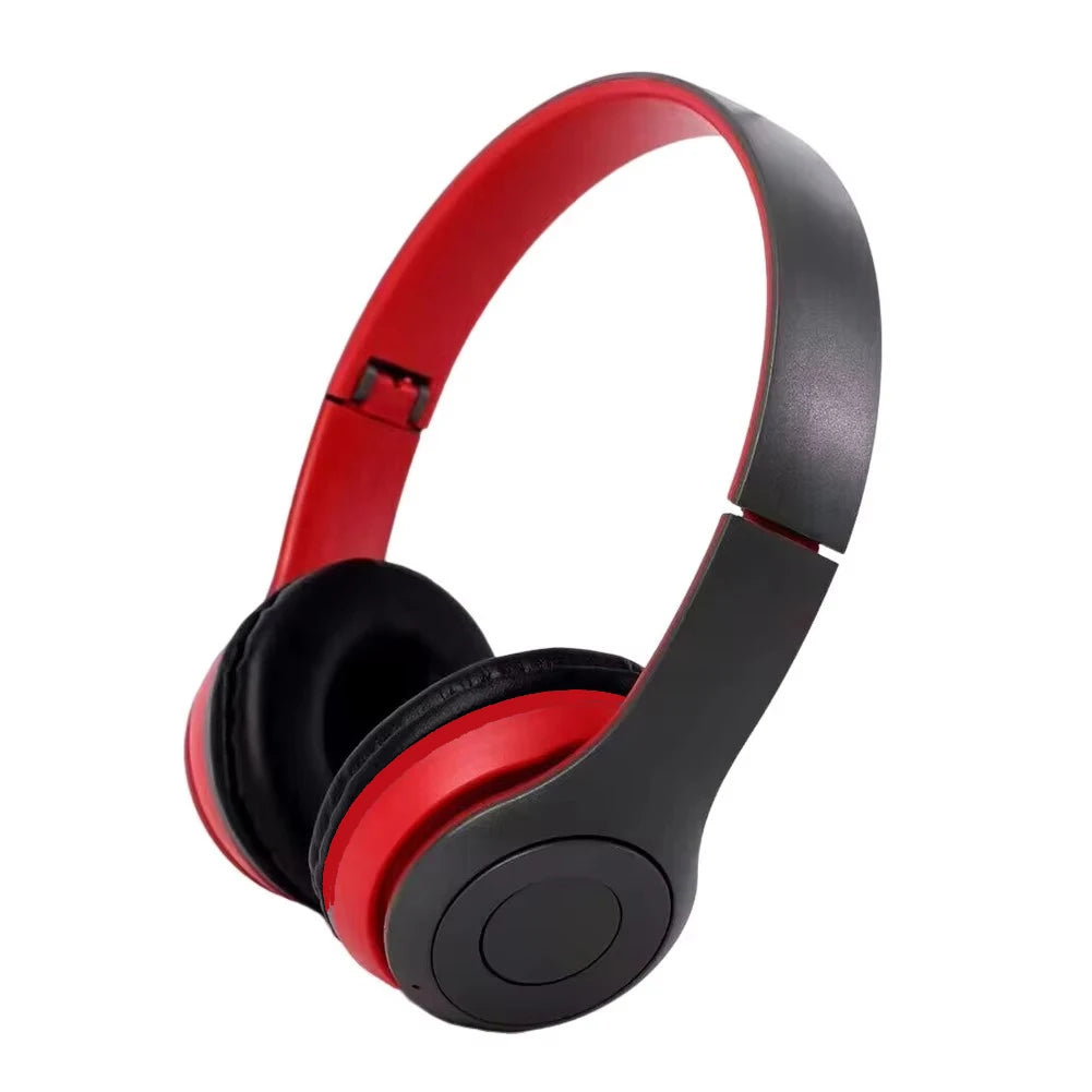 P47 auriculares inalámbricos Bluetooth 5,0 auriculares plegables estéreo HIFI bajo para música juegos chico chica auricular para teléfono inteligente
