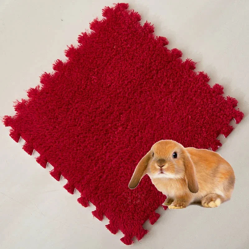Forro para jaula de conejillo de indias, estera de cama antideslizante impermeable, almohadilla altamente absorbente para orinar, artículos para mascotas pequeñas, 4/10 piezas