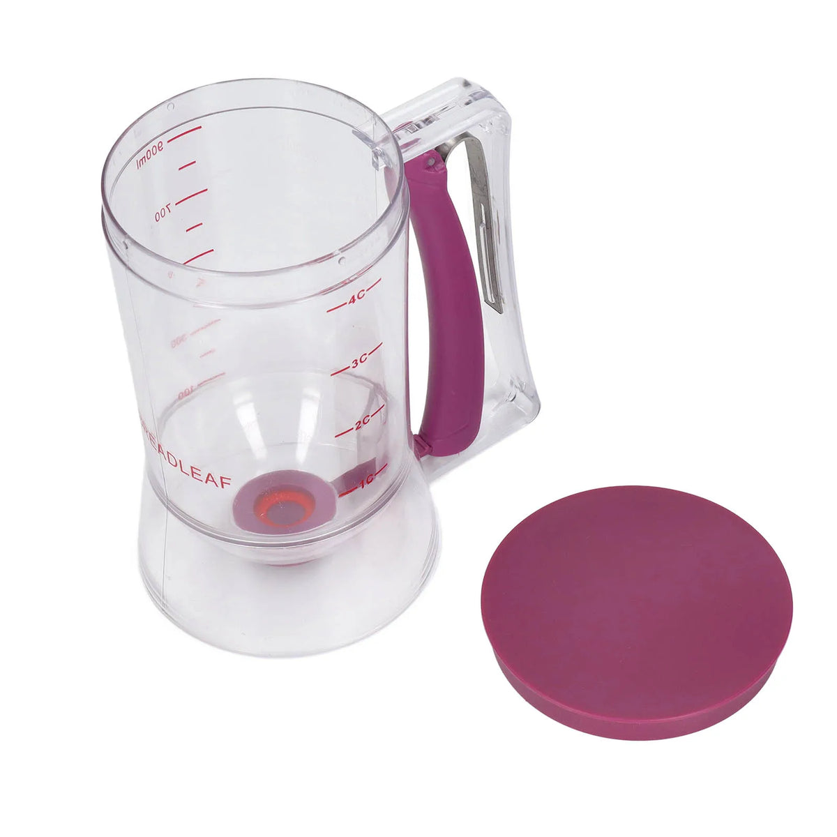 Dispensador de masa ABS 900ml, separador de crema de masa, herramienta para hornear para panqueques, magdalenas, pasteles, gofres, dispensador de masa para panqueques