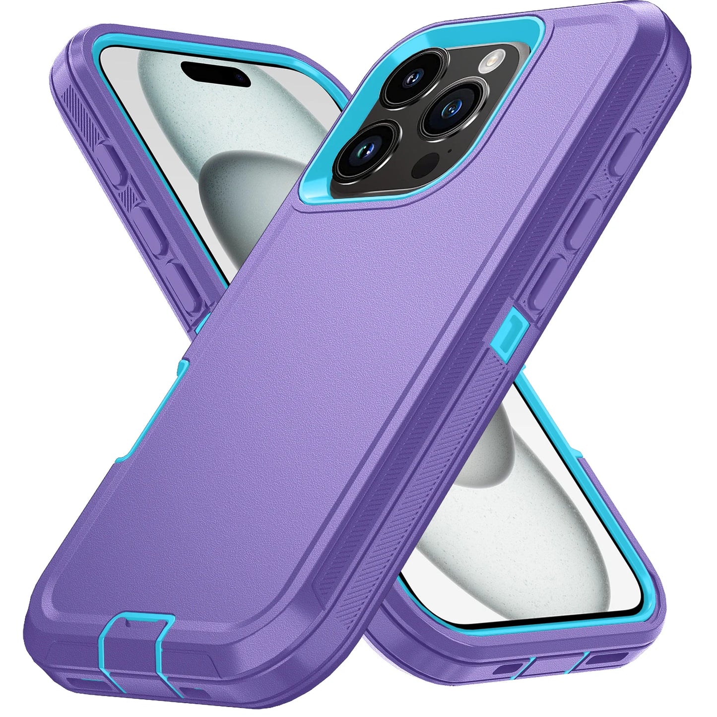Armadura a prueba de golpes Defender funda de teléfono para iphone 11 12 13 14 15 Pro Max X XS XR XSMAX 7 8 Plus SE2 SE4 PC duro + cubierta trasera de TPU