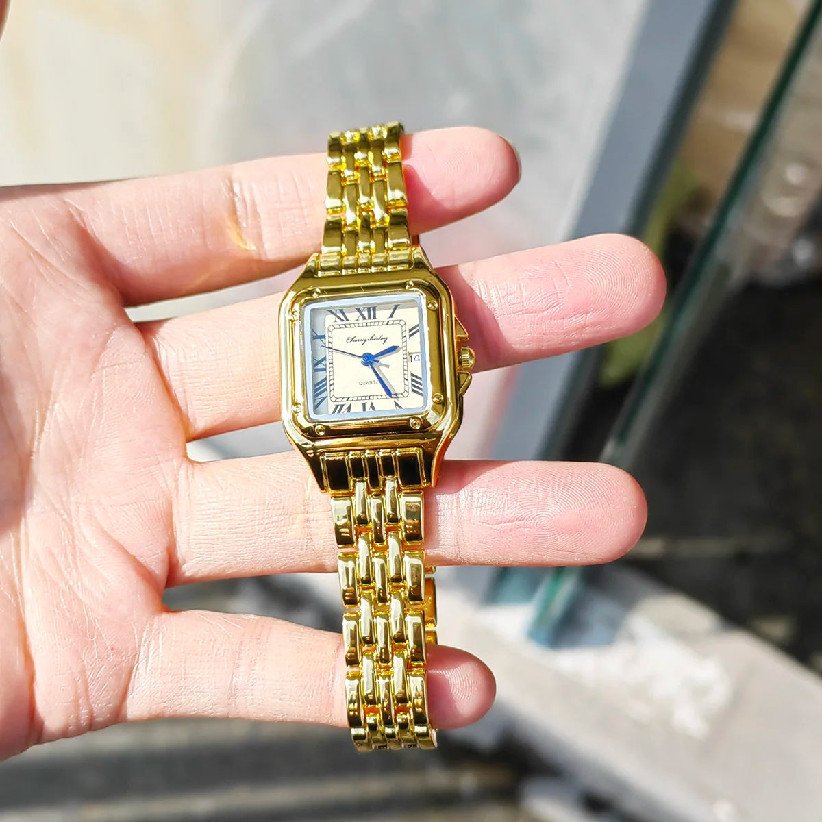 Nuevo reloj de moda para hombre, reloj cuadrado de diseño Simple para pareja, reloj de cuarzo, reloj de mujer de acero inoxidable a la moda