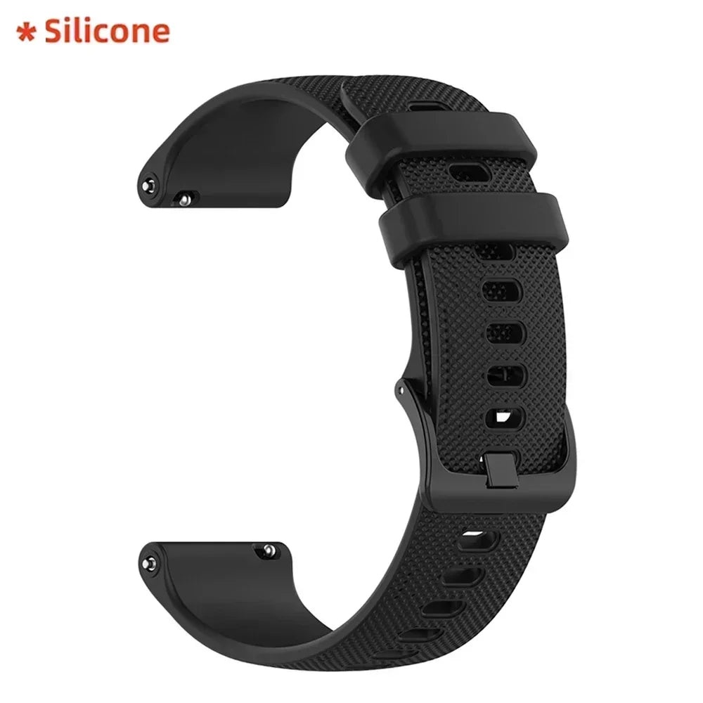 Correa de repuesto de 22mm para Huawei Watch GT6 6Pro GT5 GT 4 3 2 46mm Watch 5 4 Pro Smartwatch pulsera de silicona de cuero
